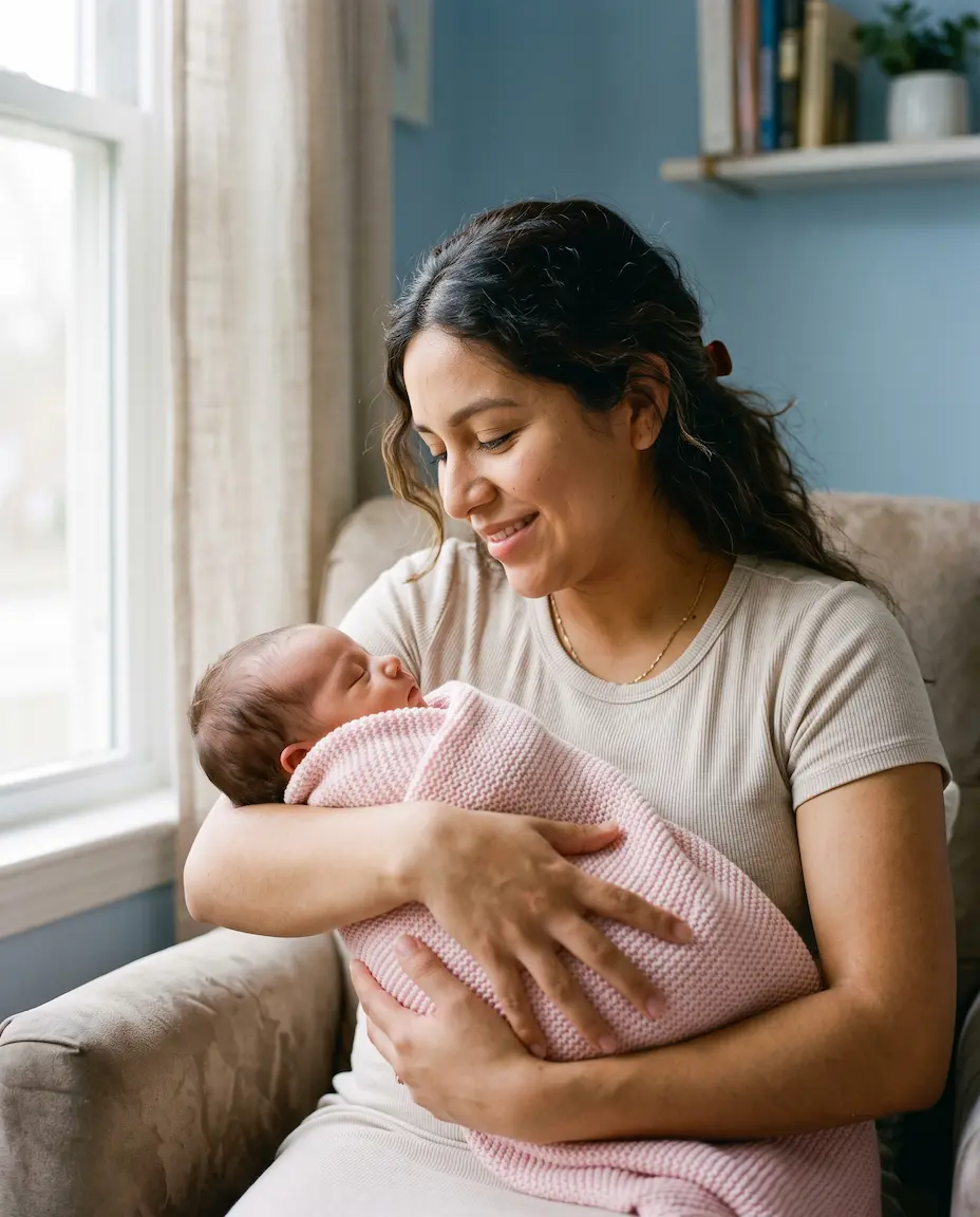Mamá con bebé